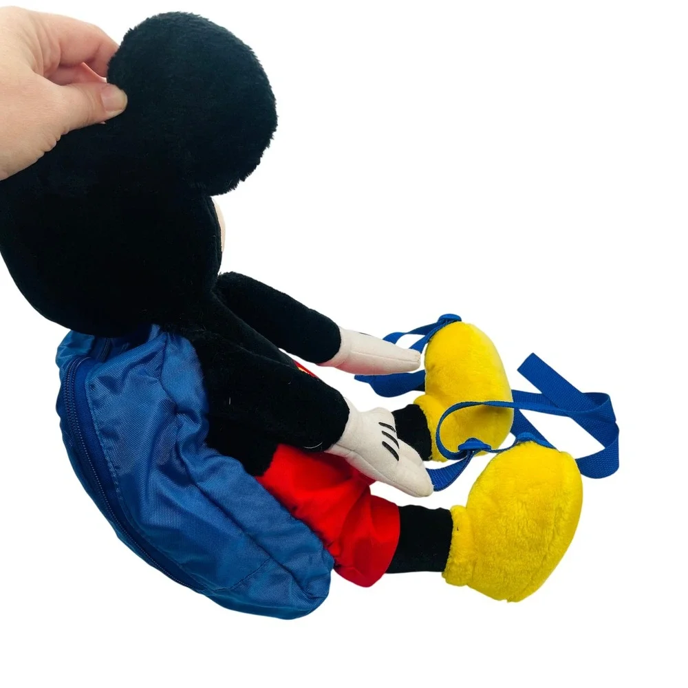 Vtg Disney Mickey Stuff for Kids‎ Stuffed Animal Backpack Blue 90s Kidcore 18